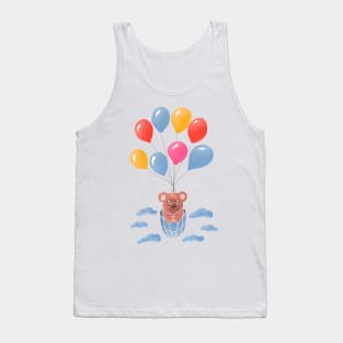 Teddy Bear and Balloons Tank Top